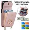 Crossbody Card Bag Wallet Ring Holder Kožené pouzdro pro iPhone 15 14 13 12 11 Pro Max XS MAX XR pro Samsung S23 S22 S21 S20 Ultra Plus A14 A13 A53 A54