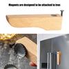 Pack Of 5 Solid Wood Nail Beer Bottle Openers with Ergonomic Handle Drink Lid Remover for Home Use Kitchen Accessories