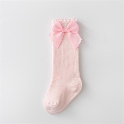 

Lawadka Хлопковые детские носки для девочек с бантами, гольфы, детские носки принцессы для девочек, носки для малышей, детские длинные носки, осень, 0-7 лет 2-3Years(M)