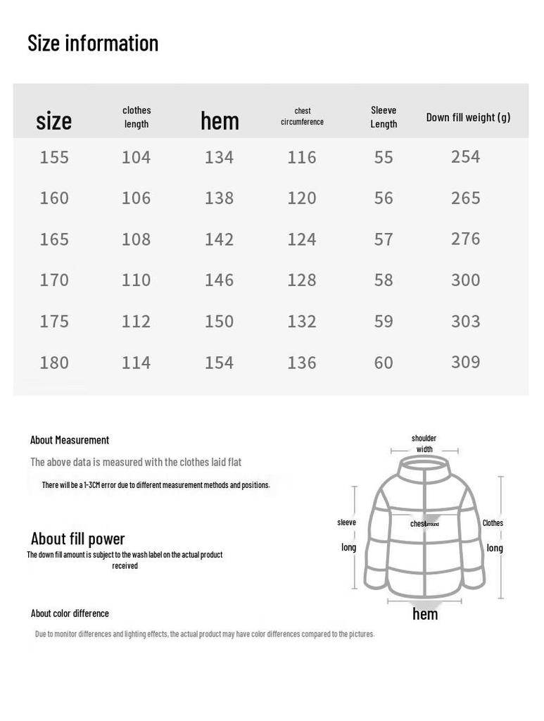 Qianrengang Unisex Goose Down Winter Jacket Y318179Y