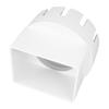 Rain Gutter Downspout Adapter 3x4 Inch PVC   Rain Gutter to Drain Pipe Adapter for Outdoor