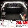 2/4M LED Car Trunk Light Strip No Drilling Dynamic Flowing Light Strip Car Trunk Ambient Lighting Strip for Truck Trunk Decor