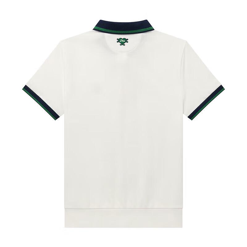 HAZZYS Women's 2025 Summer Contrast Short Sleeve Polo Shirt