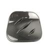1X Car Carbon Fiber Look Fuel Tank Decorator Cover For Toyota C-Hr Chr Lhd 2018