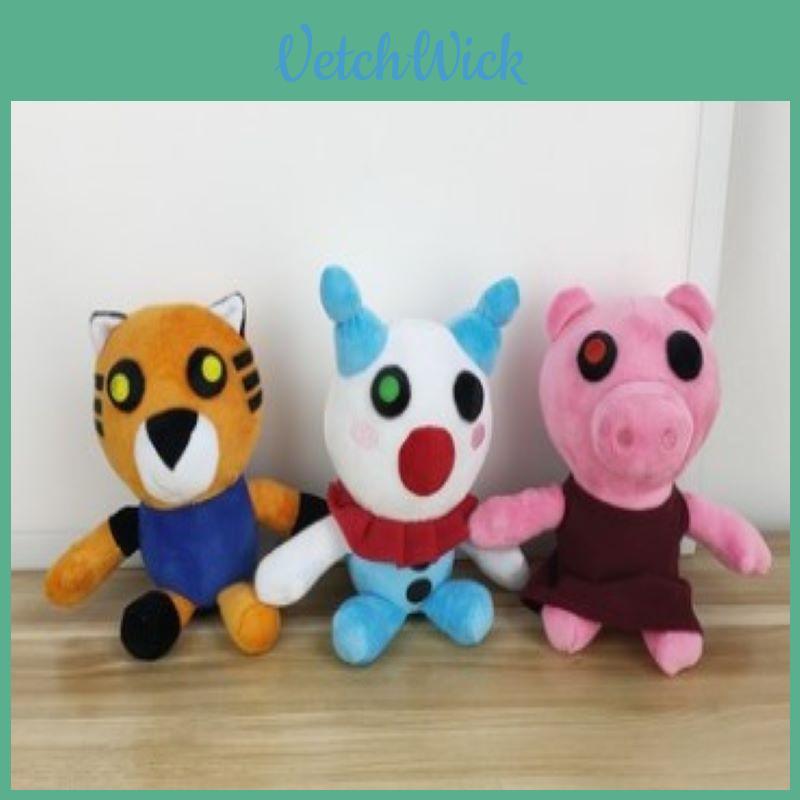 Adorable Roblox Piggy Plush Toy Tiger Clown Soft Doll Great For Kids Fans Gift