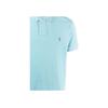 Polo Ralph Lauren Solid Color Logo Embroidered Pullover Short Sleeve Polo Shirt Men tops Light-Blue 710536856-357