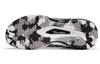 Li Ning Abrasion Resistant Low Top Badminton Shoes Unisex White Black AYZW007-3