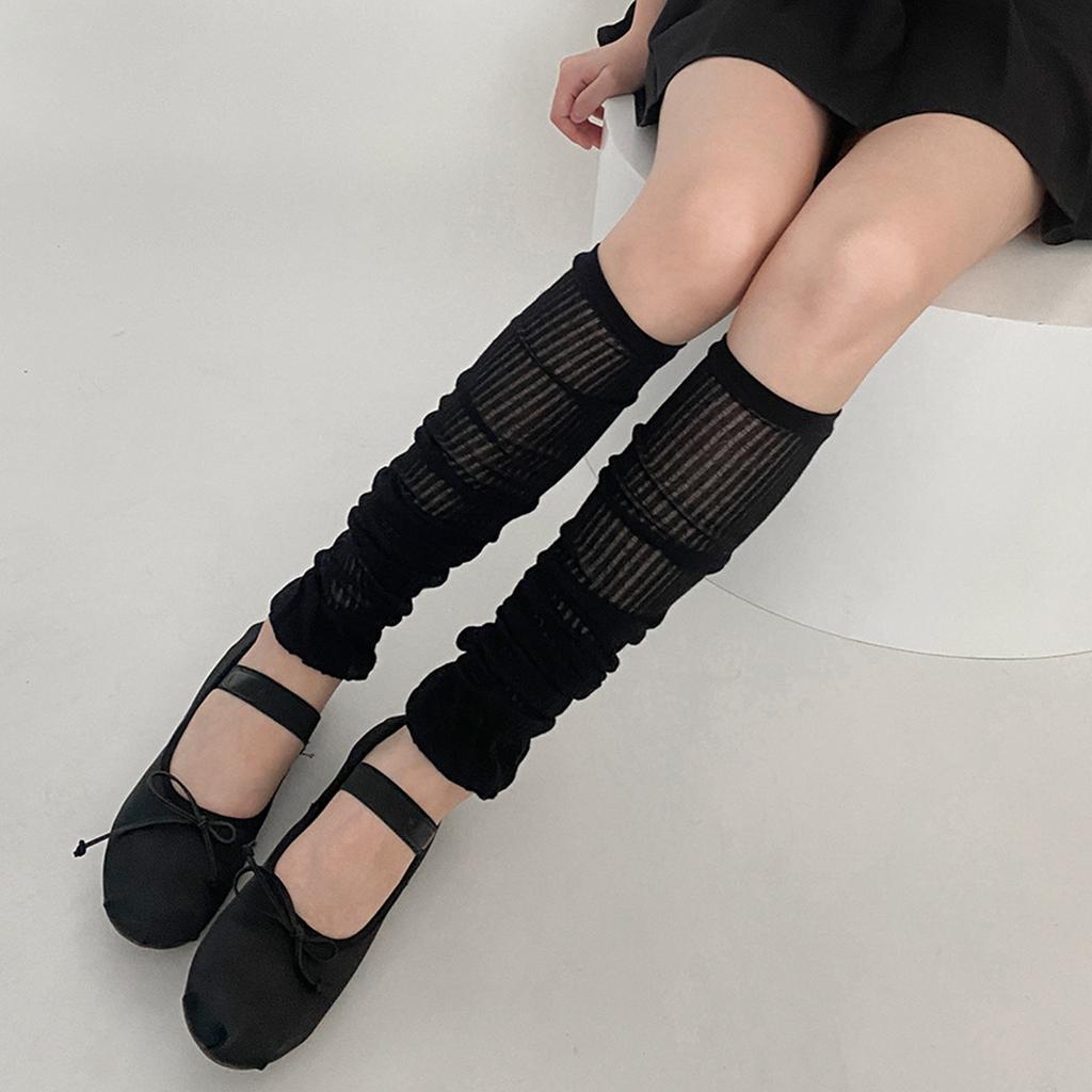 Summer Thin Leg Warmers Womens Long Stockings Knee High Breathable Leg Warmer