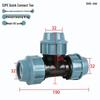 Quick Connect PE Pipe Fittings: Live Joint Tee, Elbow, Ball Valve - No Hot Melt Required