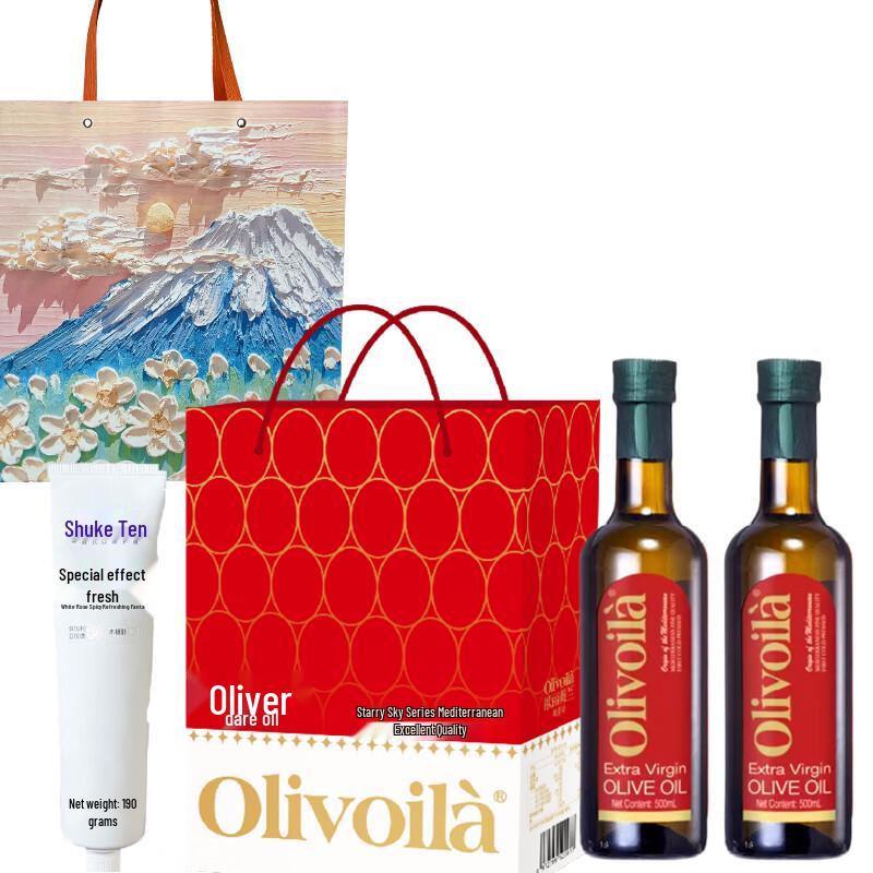 Shuke Peach Toothpaste & Oliviere Olive Oil Gift Set