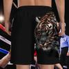 Tiger Muay Thai Boxing Kickboxing Shorts 3D Print Fighting Training Unisex Men Women Quick Dry Fitness Gym Sport Workout Casual Streetwear