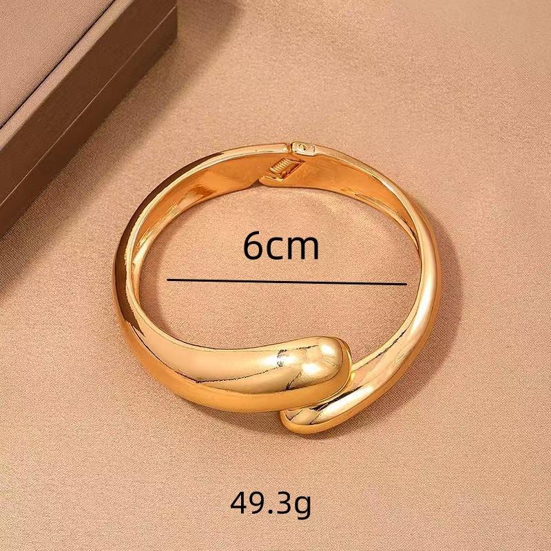 Geometric Oval Open Bracelet Simple Fashion Trend Bracelet High Sense Niche Tide Jewelry