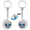 Tree of Life Double-Sided Rotating Pendant Keychain - Bag Charm & Car Ornament