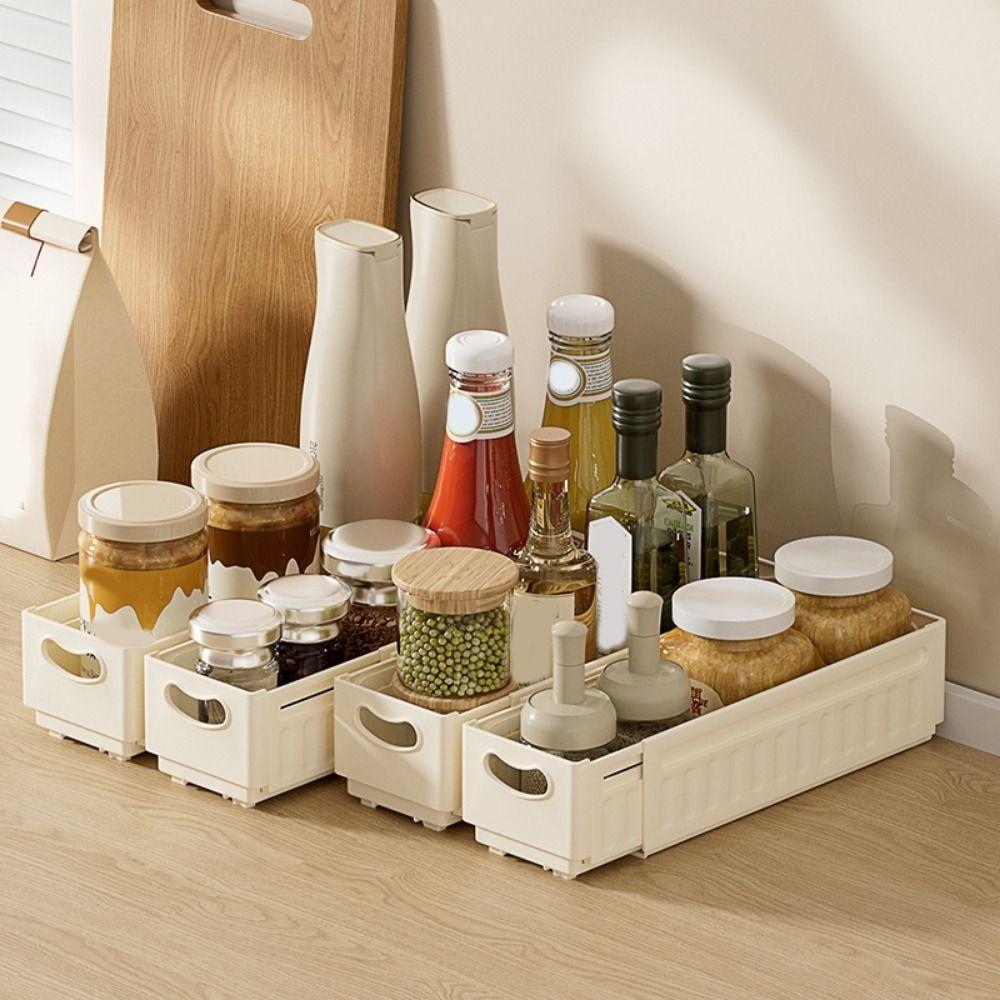 Stapelbare Erweiterbare Aufbewahrungsbox Verstellbare Schubladen-Aufbewahrungsbox Schrank-Aufbewahrungsbehälter Badezimmer