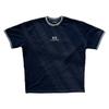 Tomseubeolseudei Support Series Line Half T-Shirt Navy