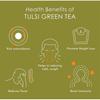 Octavius Tulsi Rose Chamomile Loose Leaf Green Tea | Suited for Weight Care | Great Taste and Aroma | Tulsi or Holy Basil | 75 GM