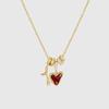 Copper Numeric Pendant Chain With Electroplated Finish For Trendy Casual Looks