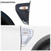 Car Body AC Air Flow Vent Fender Cover Kit Trim For Mitsubishi ASX   ABS Chrome / Carbon Fiber Look Exterior Accessories