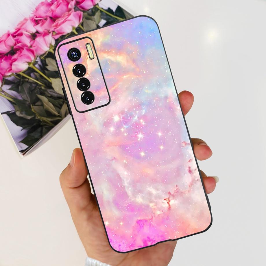 For Tecno Camon 17 Pro / Camon17 CG6 CG8 Case Cute Cartoon Dragon Astronaut Pattern Luxury Soft Silicon Phone Bumper Back Cover