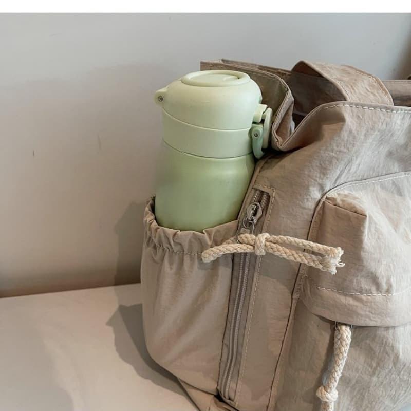 Drawstring Large Capacity Tote Bag Women's Versatile Shoulder Bag
