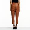 PINBLACK Vagetable Lambskin Baggy Pants Camel