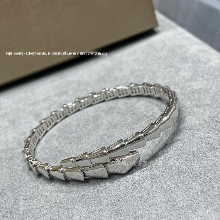 Seiko 18K Gold & Diamond Snake Bracelet: Women's 925 Sterling Silver, Double Circle, Mother-of-Pearl Inlay.