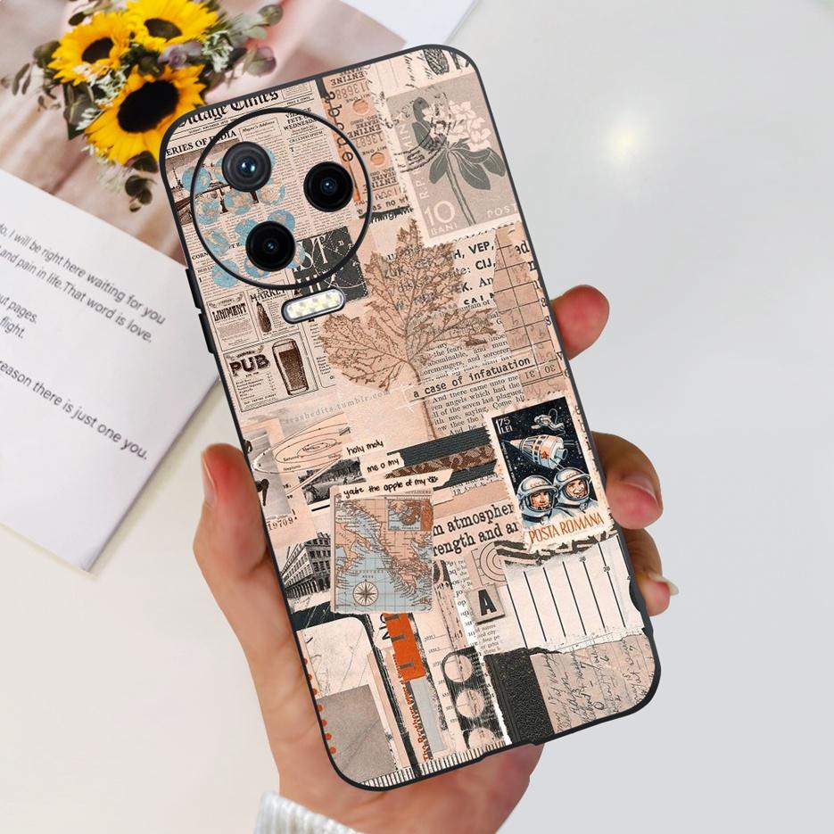 For Infinix Note 12 2023 Case X676C Cute Fashion Painted Cover Soft Silicone Phone Cases For Infinix Note 12 Pro 4G X676B Bumper