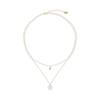 Exquisite Double Layer Heart Necklace for Women - Luxurious Niche Design Choker