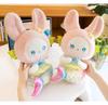 Colorful Mermaid Rabbit Plush Toy Pillow, Creative Gift for Girls