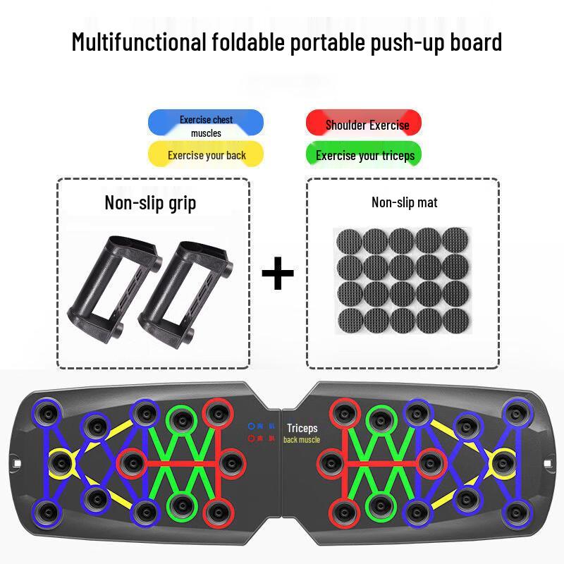 Jinghulian Multi-functional Push-up Board for Chest & Abdominal Training
