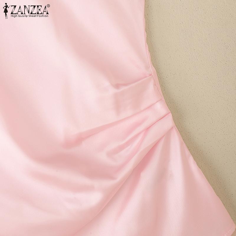 ZANZEA Lässiges, ärmelloses Tanktop für Damen mit Rundhalsausschnitt