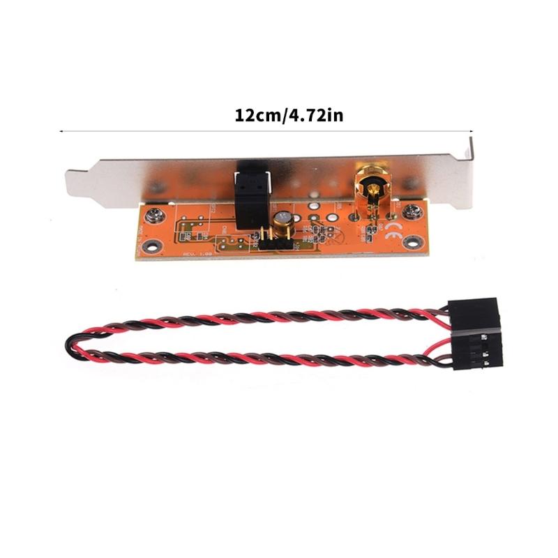 24Bit 192KHz Enkel Installation SPDIF Fäste Optiskt Portfäste För Ljudöverföringstillbehör