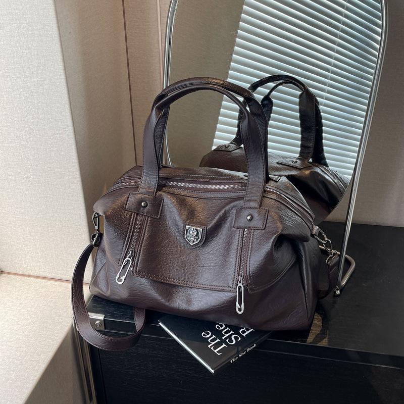 Geantă retro pentru femei, geantă de navetă de mare capacitate pentru femei, geantă messenger de umăr pentru femei, geantă de mână pentru femei