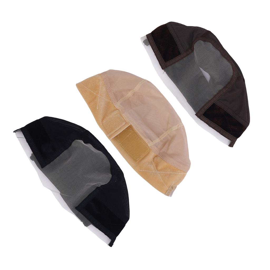 Wig Cap Non Slip Adjustable Multifunctional Widened Lace Design Washable Stretchy Stocking Cap for M
