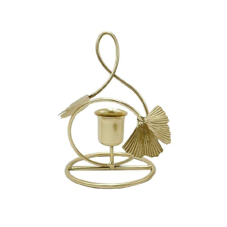 Wrought Iron Pillar Candle Holder Candlestick Metal Candle Holder Candelabrate