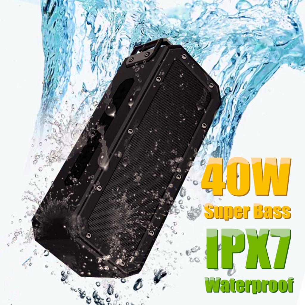 Buy 40W bluetooth Speaker Column Portable Speaker IPX7 Waterproof ...