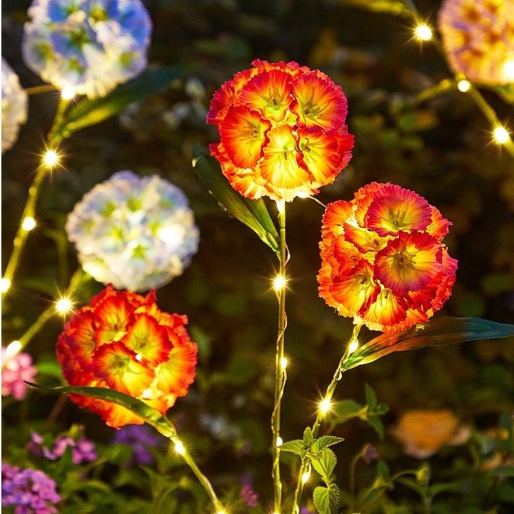 Ground Mounted Simulation Flower Lamp Waterproof Landscape Light  Outdoor  Festival Decoration