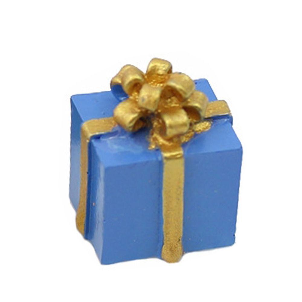 10PCS Cube Resin Gift Box Mini Simulation Gifts Box  Phone Case Decoration