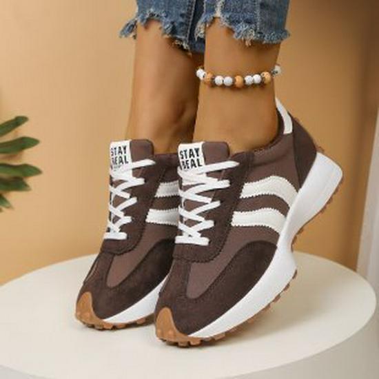 2025 Women's Plus Size Slim Waist Dad Sneakers - Thick Sole Casual Sports Shoes for Spring/Summer