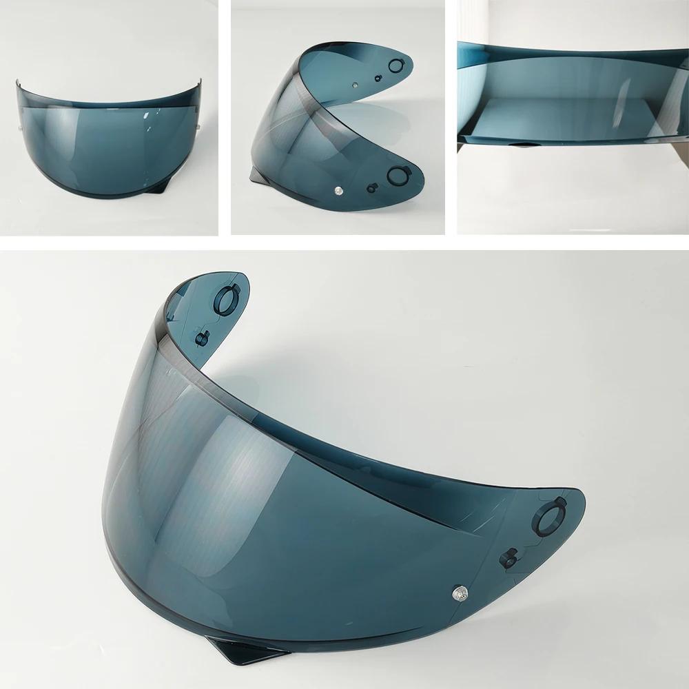 C10 Visier für HJC HJ34P C10 Helm Visier Ersatz Anti-UV Anti-Kratzer Staubdicht Windschutz Motorradzubehör