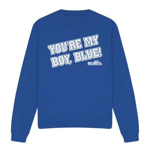 Old School Unisex Adult My Boy Blue Sweatshirt