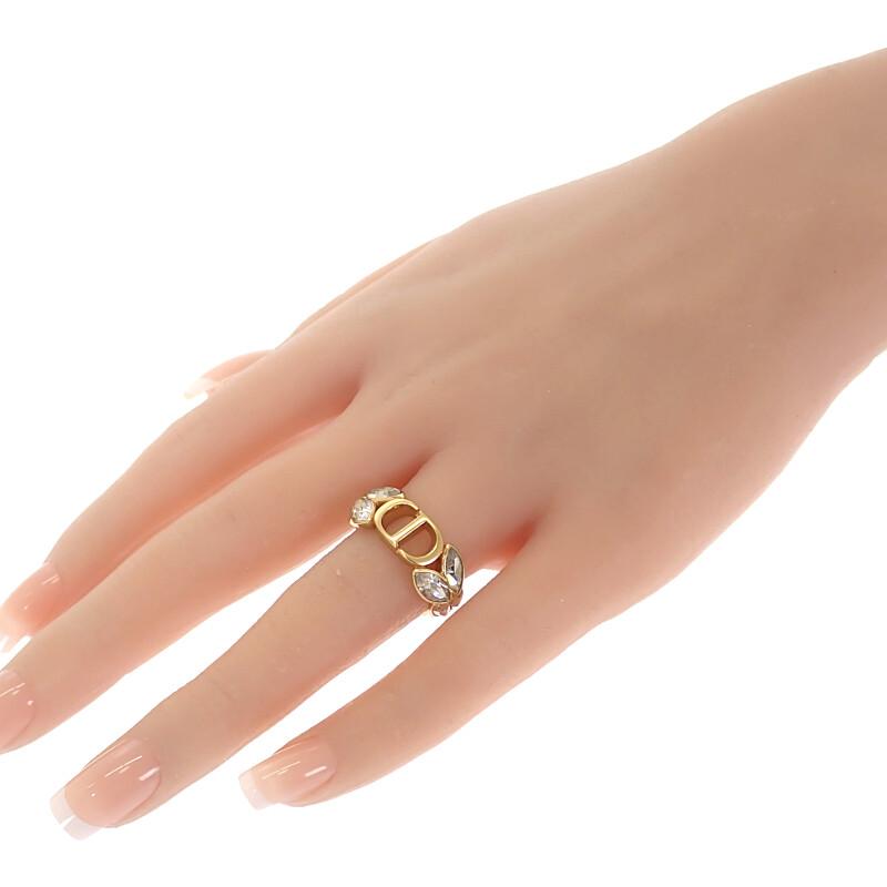 Dior R2513WOMCY_D03S M Ring Gold Metal/crystal Women