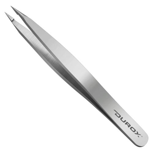 DUROX Ingrown Hair Tweezers / Splint Removal Tweezers / Fine-Tip Tweezers | Ultra-Fine Precision Tip (Pointed/Fine) | Sharp-Tipped Tweezers