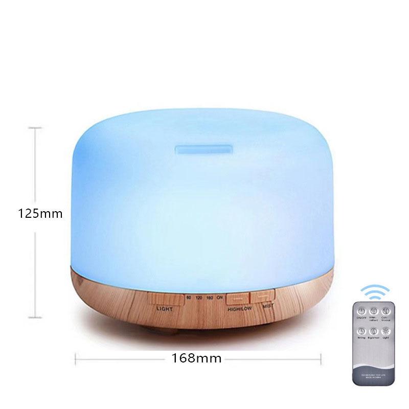 500ML Ultrasonic Air Humidifier & Aroma Diffuser - Muji Style, USB, Large Capacity