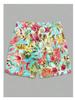 Summer 2025 3D-printed Men's Resort Shorts with Palm Trees and Exotic Flowers