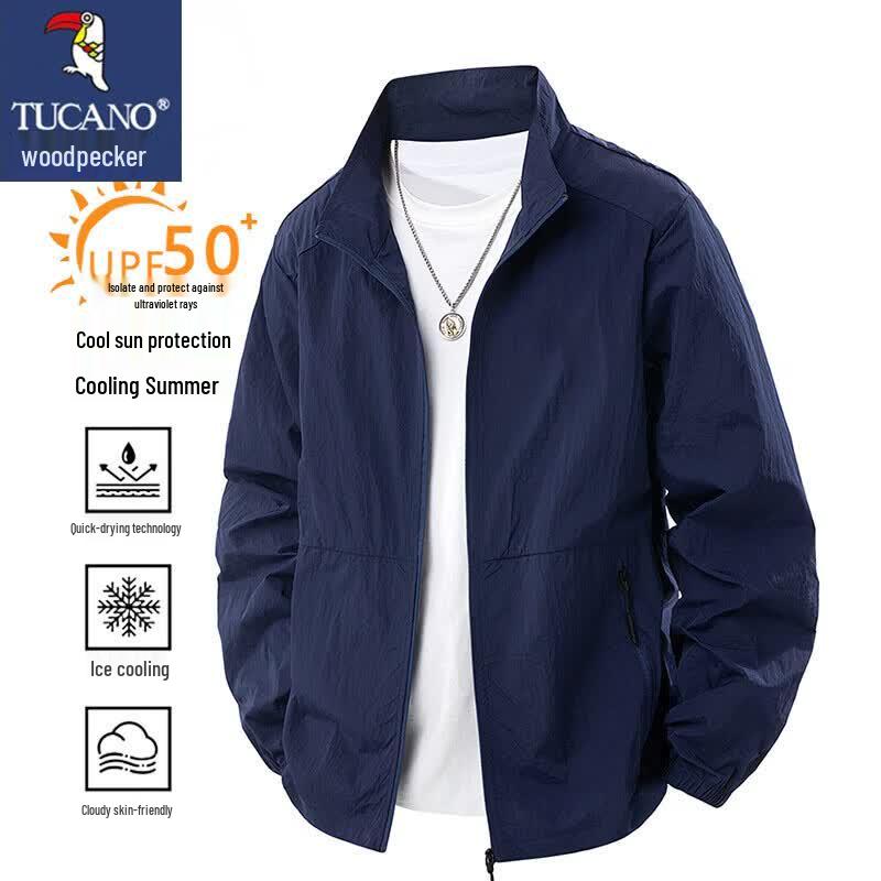 TUCANO Men s Lightweight Breathable Ice-Feel Sun Protection Jacket 3XL