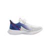 Li Ning Kids Sports Lifestyle Fashion Versatile Comfortable Low-Top Casual Shoes Kids Sneaker Standard-White Bright-Blue YKCU234-1