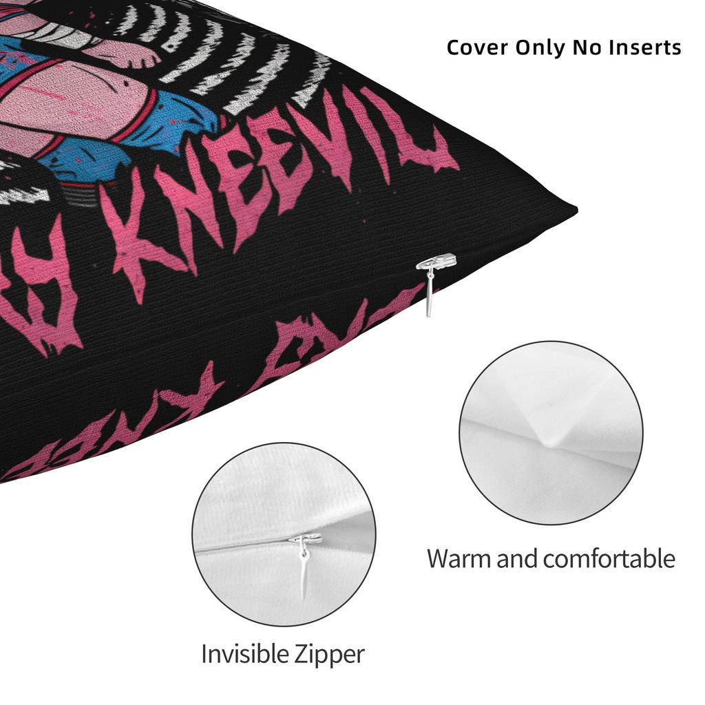 Danhausen Wrestling Pillowcase Polyester Cushion Cover Decorative Funny Very Nice Very Evil Curse Pillow Case Cover Car 40X40cm
