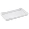 Japanese Style White Melamine Rectangular Serving Plate