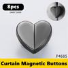 Curtain Magnetic Button Detachable Curtain Fix Fastener Clip Prevent Light Adjustment Window Screen Close Magnet Buckle